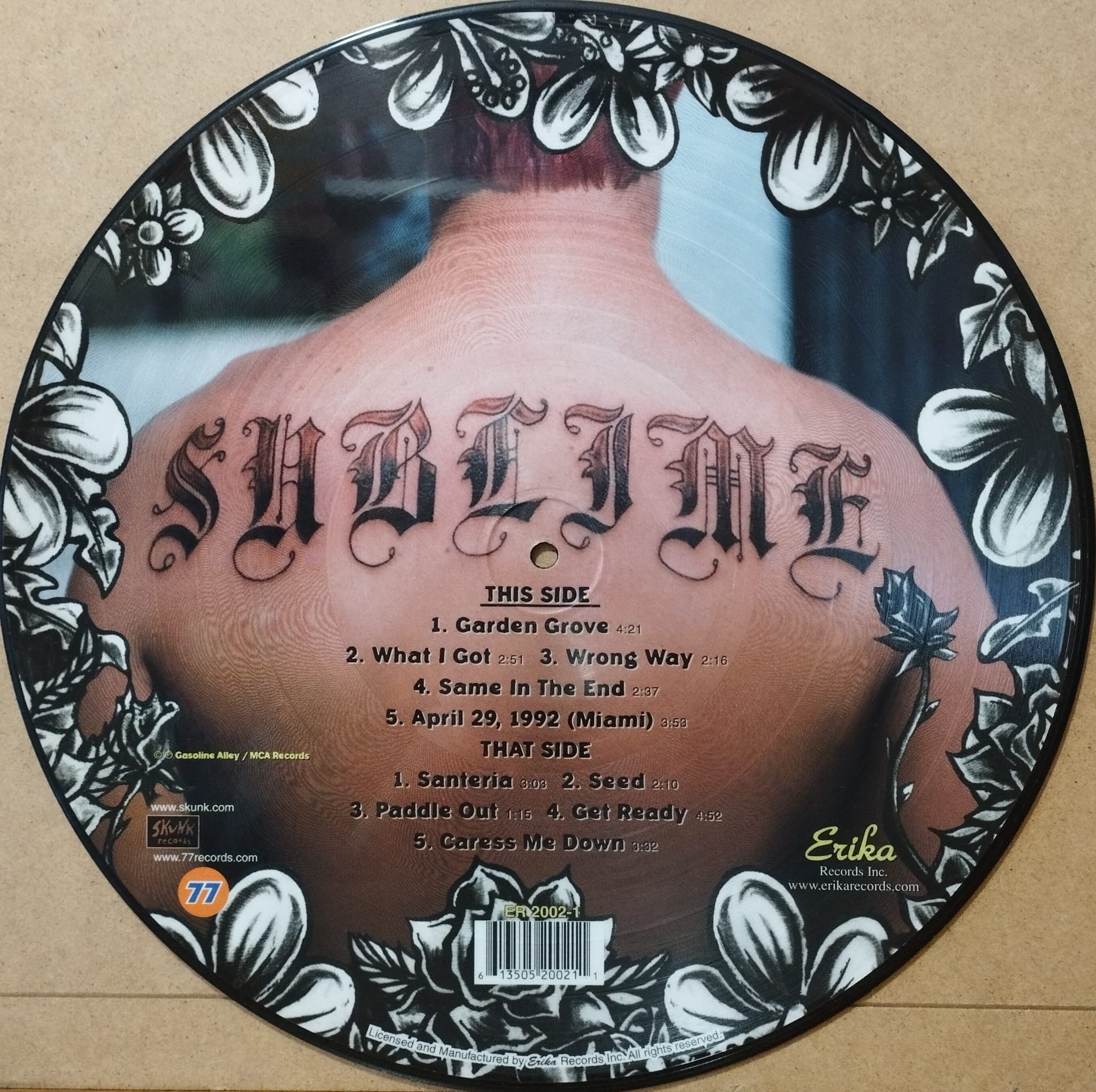 Sublime – Sublime - punk ska lp