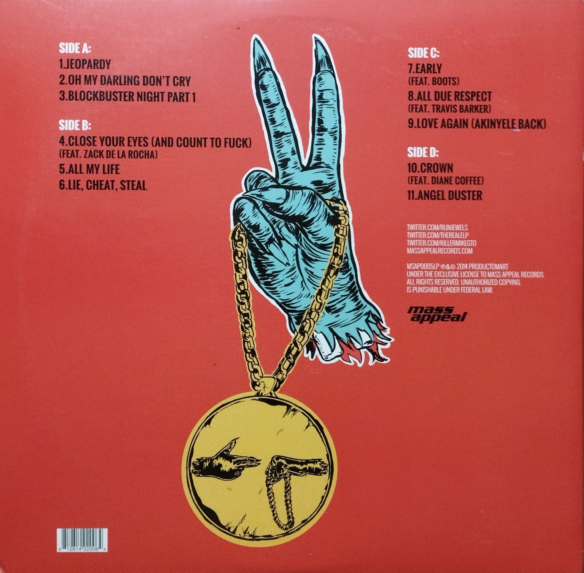 Run The Jewels – Run The Jewels 2 hip hop lp