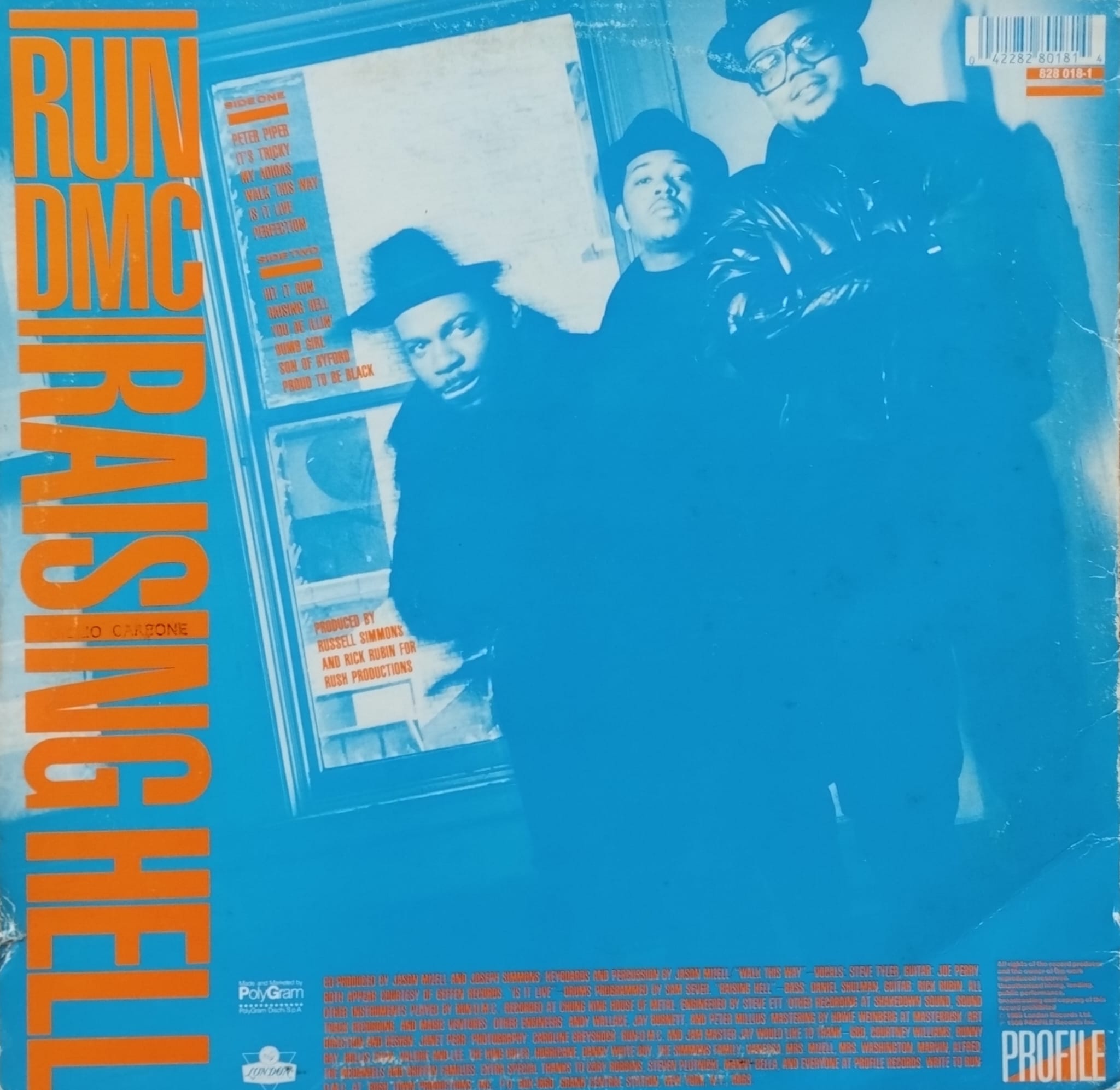 Run-DMC – Raising Hell hip hop lp