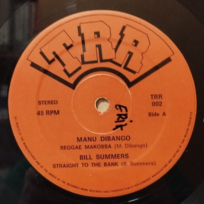 Manu Dibango - Bill Summers - Candido - George McCrae – Reggae Makossa / Straight To The Bank / Jingo / Don't You Feel My Love disco mix