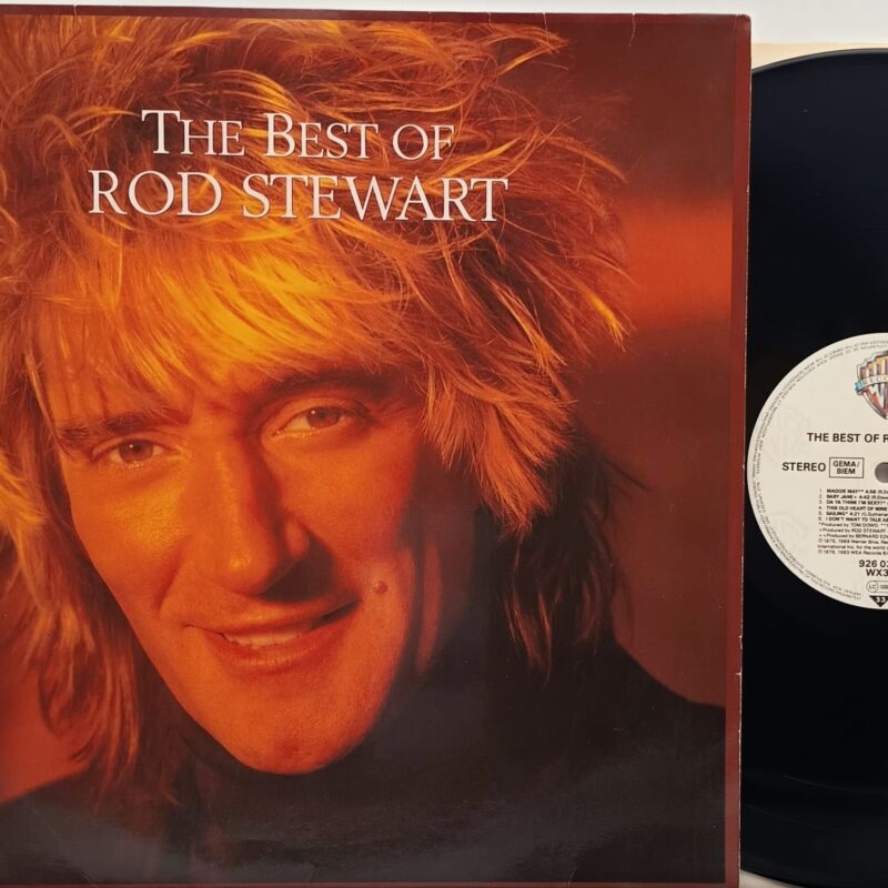 Rod Stewart – The Best Of Rod Stewart uomini rock anni 70 lp