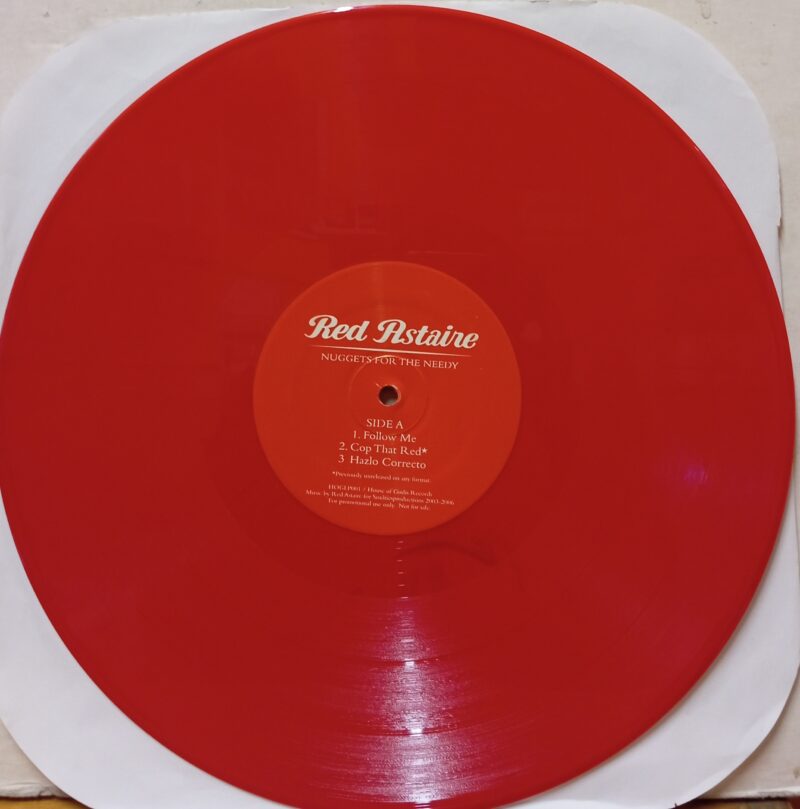 RED ASTAIRE NUGGETS FOR THE NEEDY - 2 LP RED VINYL HIP HOP LP