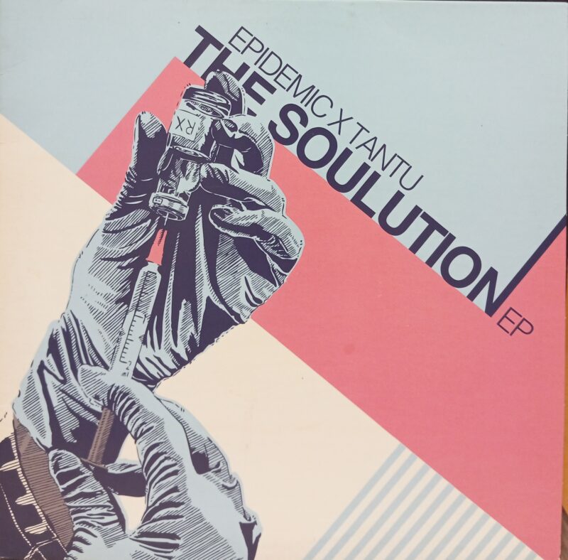 EPIDEMIC TANTU THE SOULUTION - 12" EP CLEAR/BLUE/RED SPLATTER HIP HOP LP
