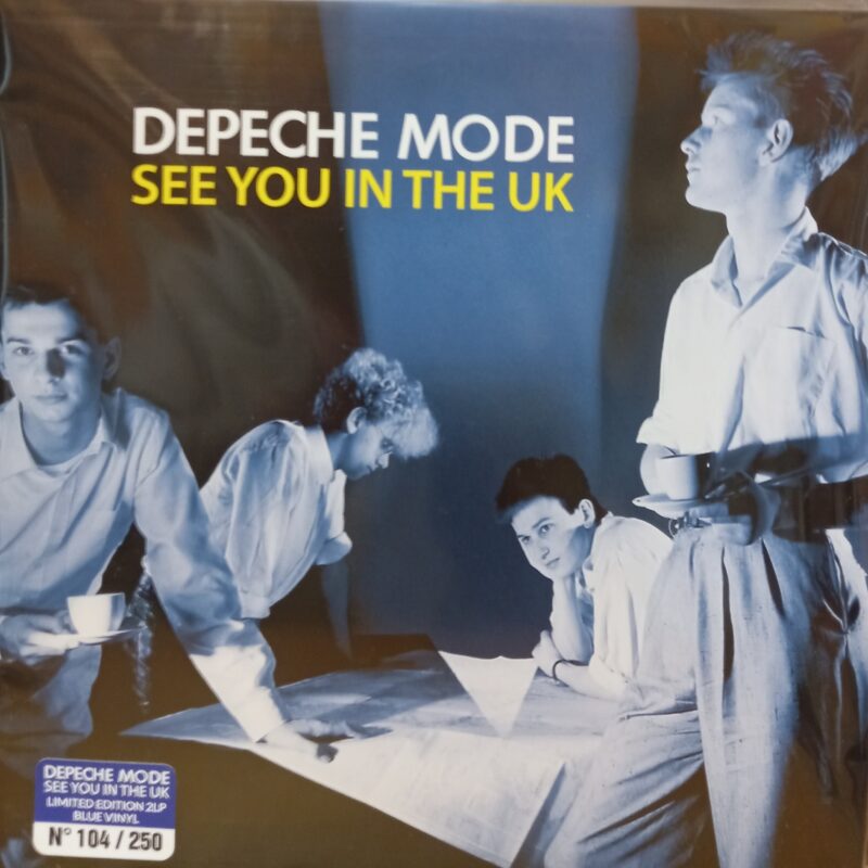 DEPCHE MODE SEE YOU IN THE UK - 2 LP BLUE VINYL BAND ROCK LP