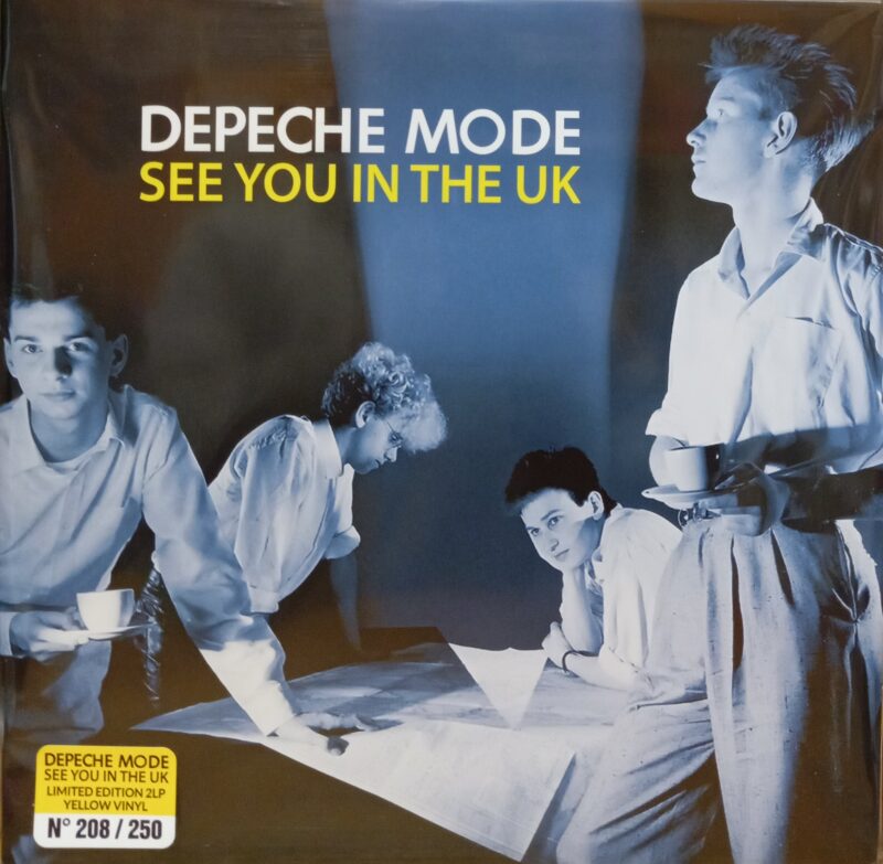 DEPCHE MODE SEE YOU IN THE UK - 2 LP YELLOW VINYL BAND ROCK LP