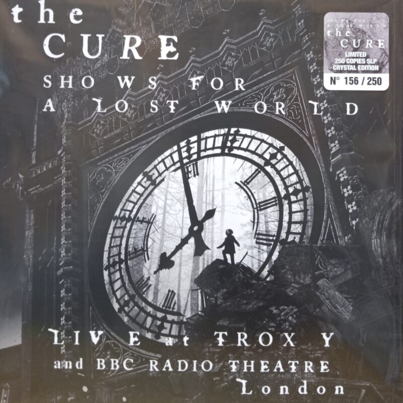 THE CURE SHOWS FOR A LOST WORLD - BOX 5 LP CRYSTAL VINYL BAND ROCK NEW WAVE LP