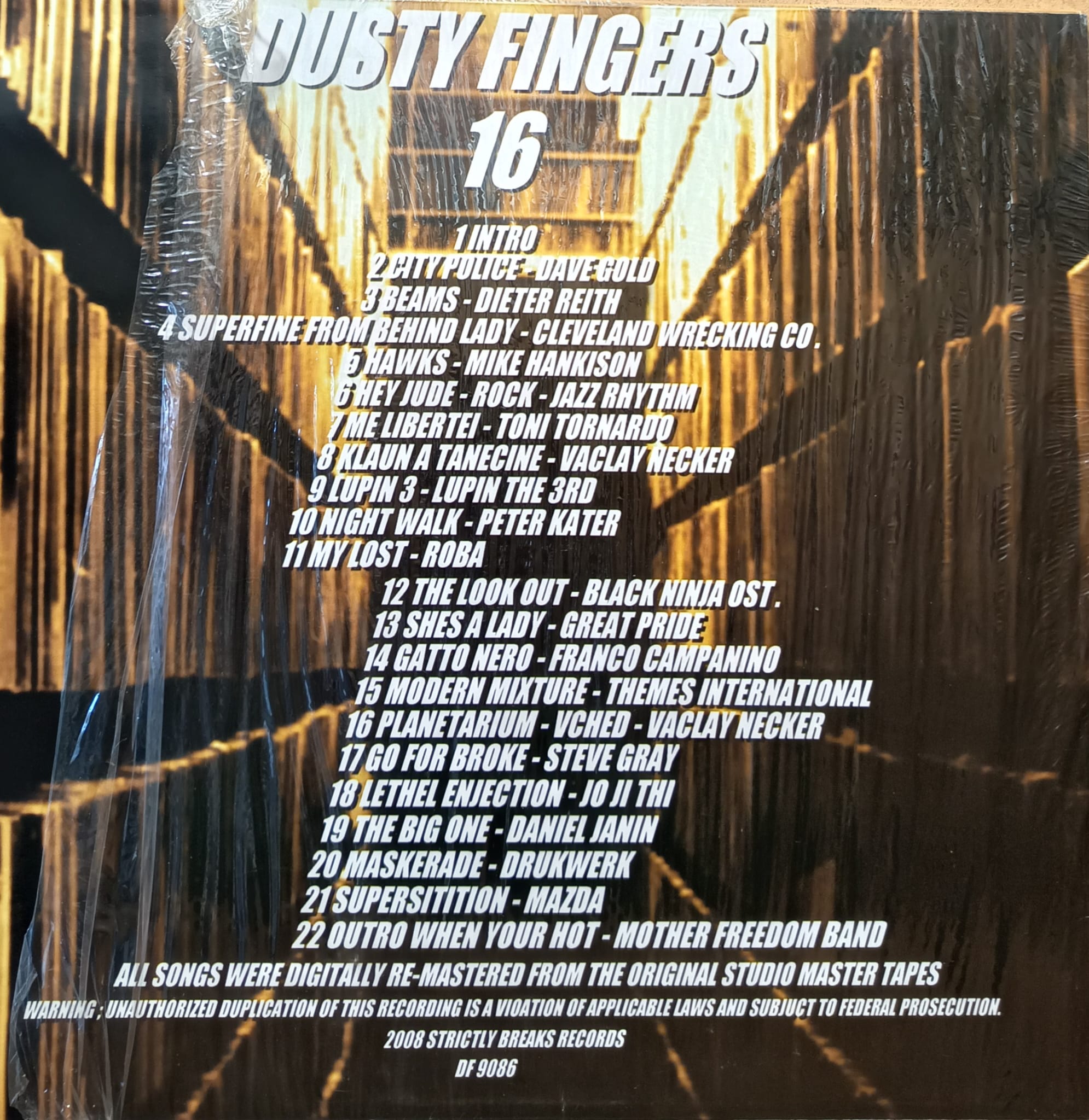 Various – Dusty Fingers Volume Sixteen hip hop / funk lp