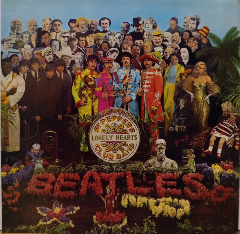 BEATLES SGT. PEPPER'S LONELY HEARTS CLUB BAND - 1°st UK STEREO 1/1 BAND ROCK LP