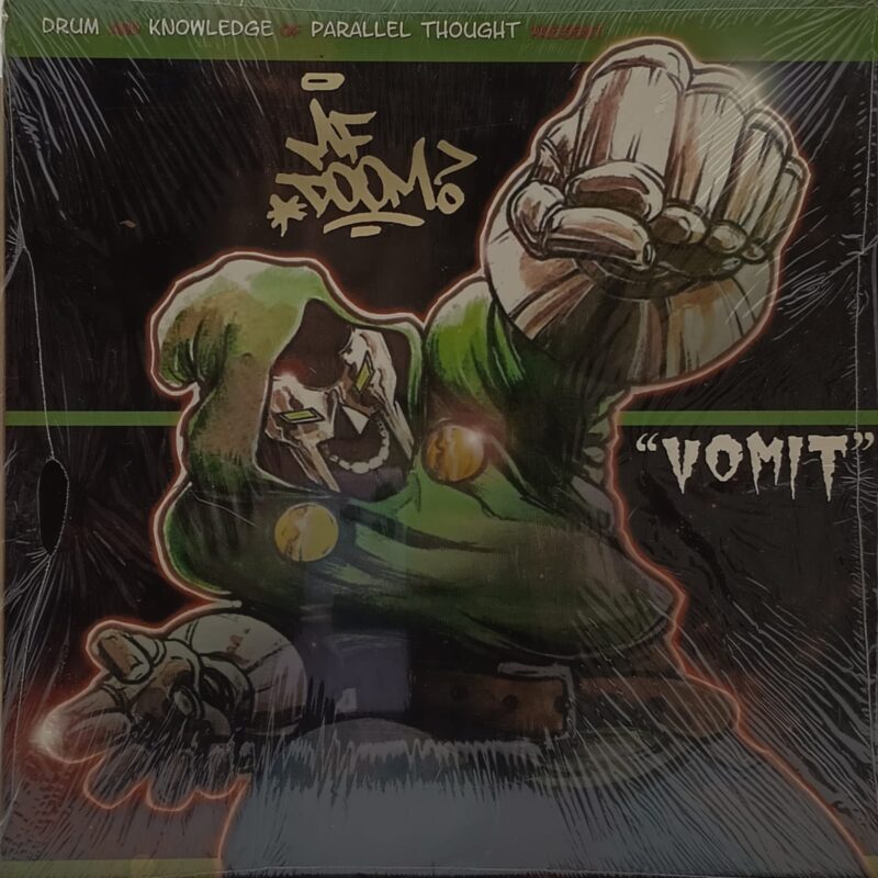 Drum and Knowledge of Parallel Thought present MF Doom – Vomit hip hop lp