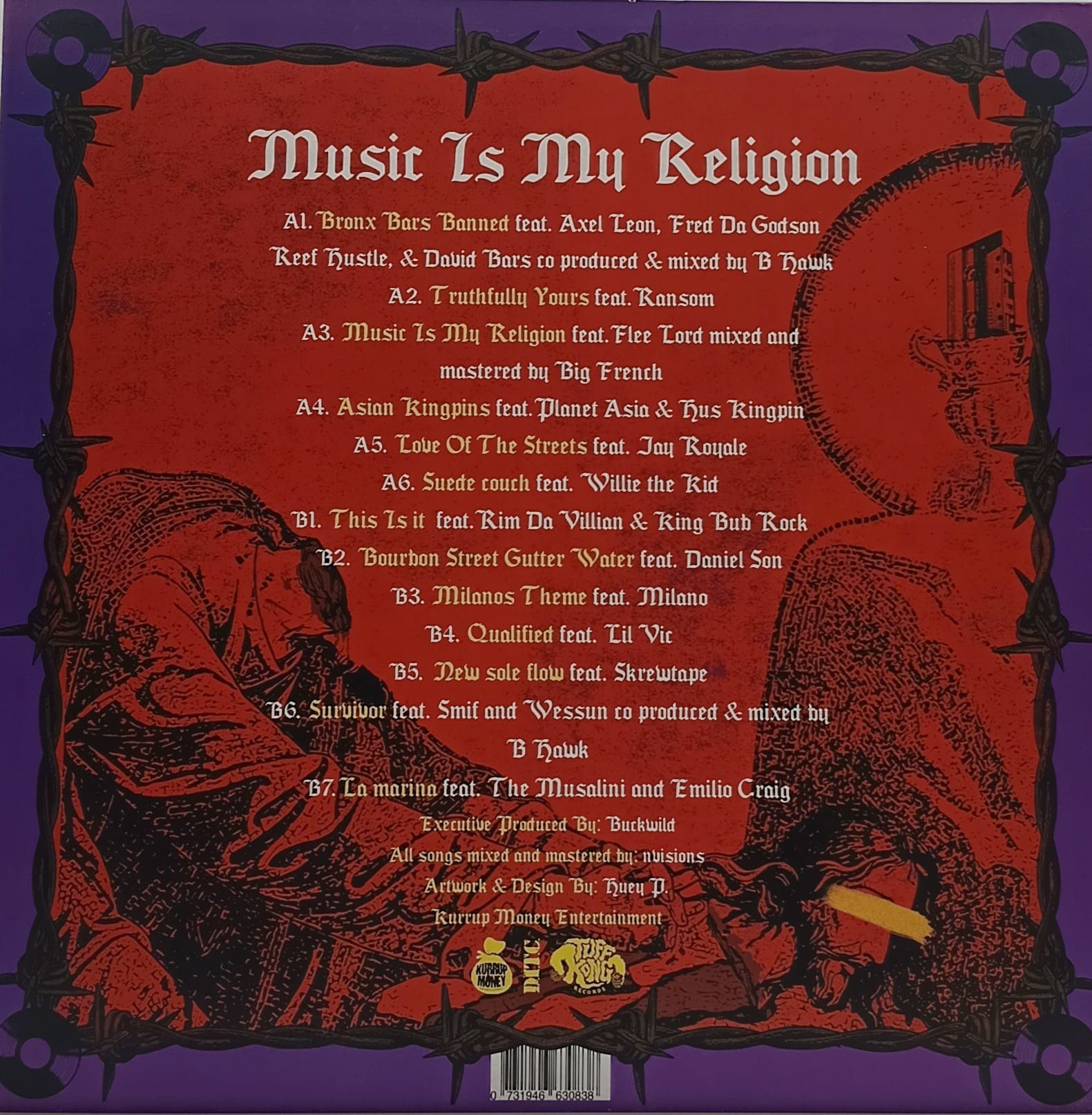 Buckwild – Music Is My Religion hip hop lp