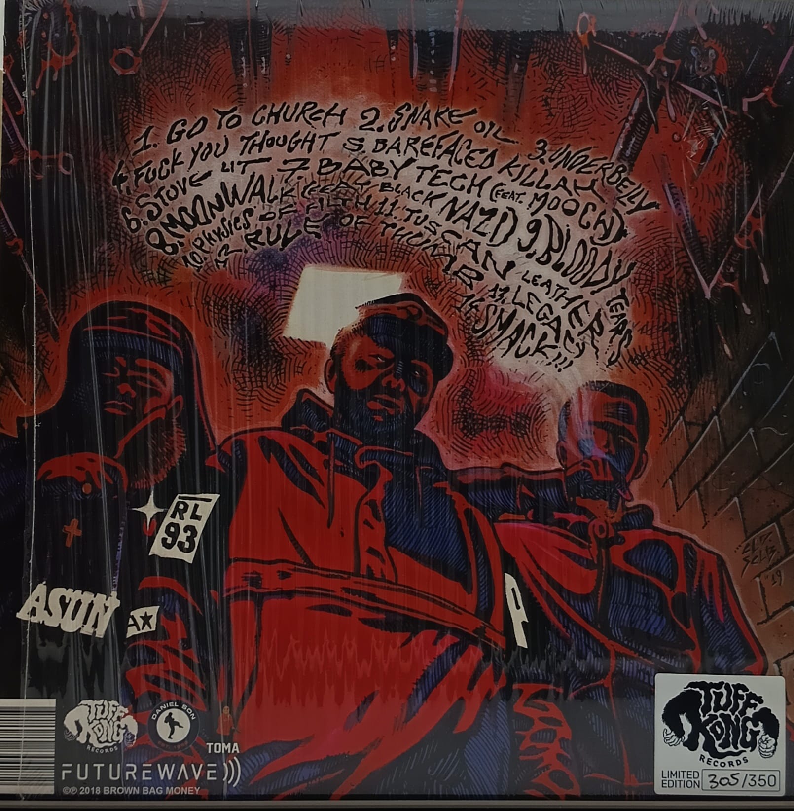 Daniel Son , Asun Eastwood, Futurewave – Physics Of Filth - hip hop lp