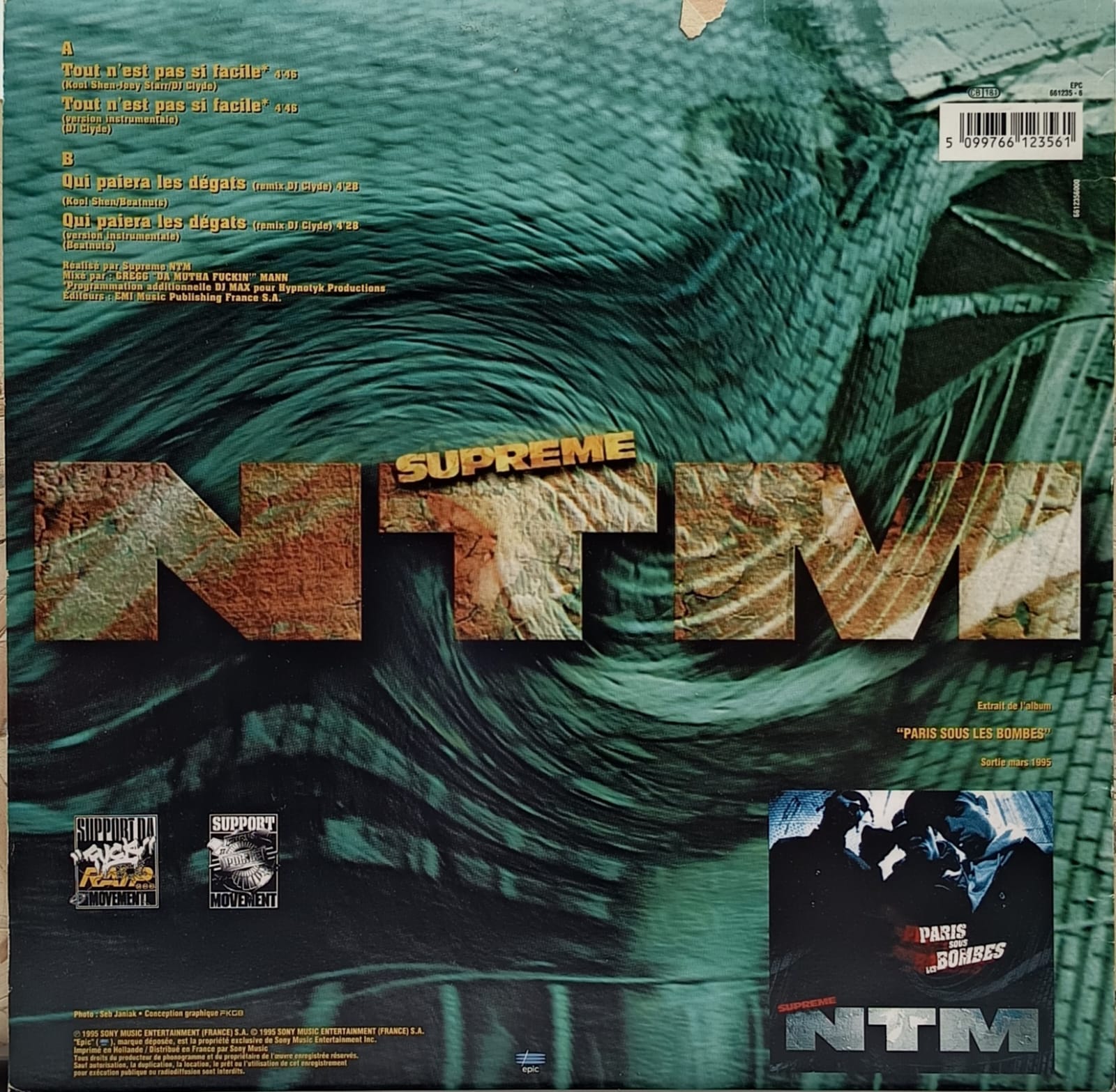 Supreme NTM – Tout N'est Pas Si Facile hip hop lp