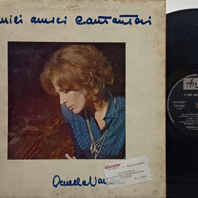 Ornella Vanoni – Ai Miei Amici Cantautori donne italiane lp