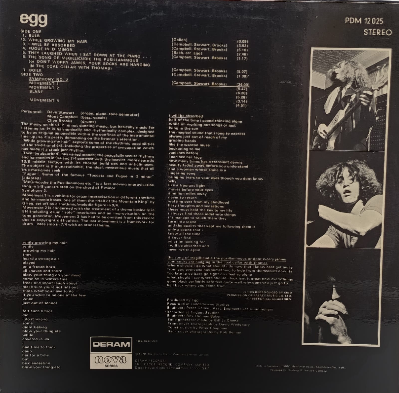 Egg – Egg band rock progressive lp