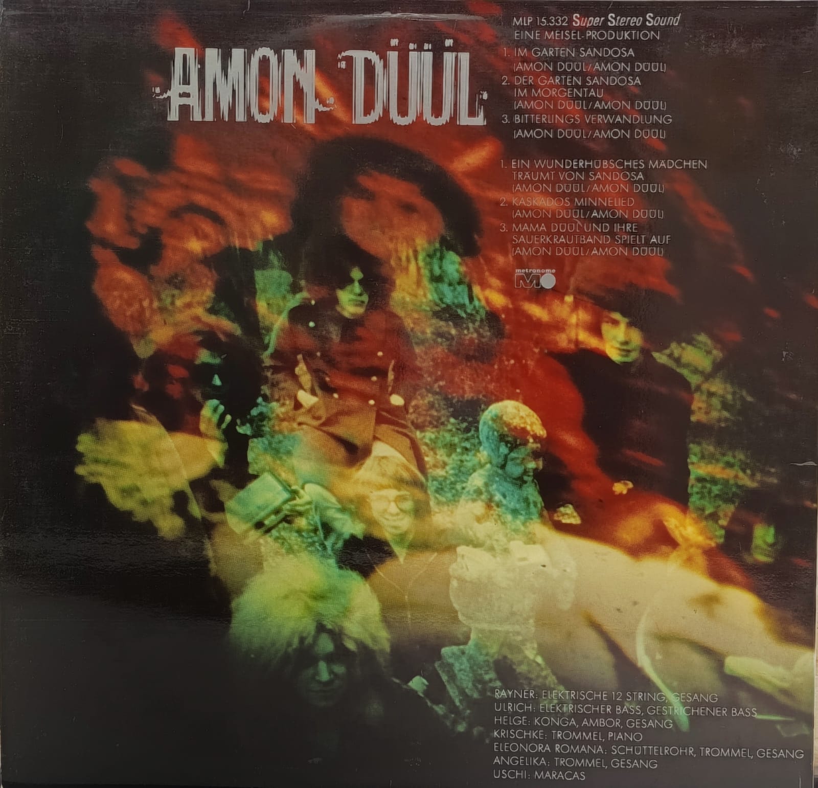 Amon Düül – Psychedelic Underground band rock progressive elettronica lp