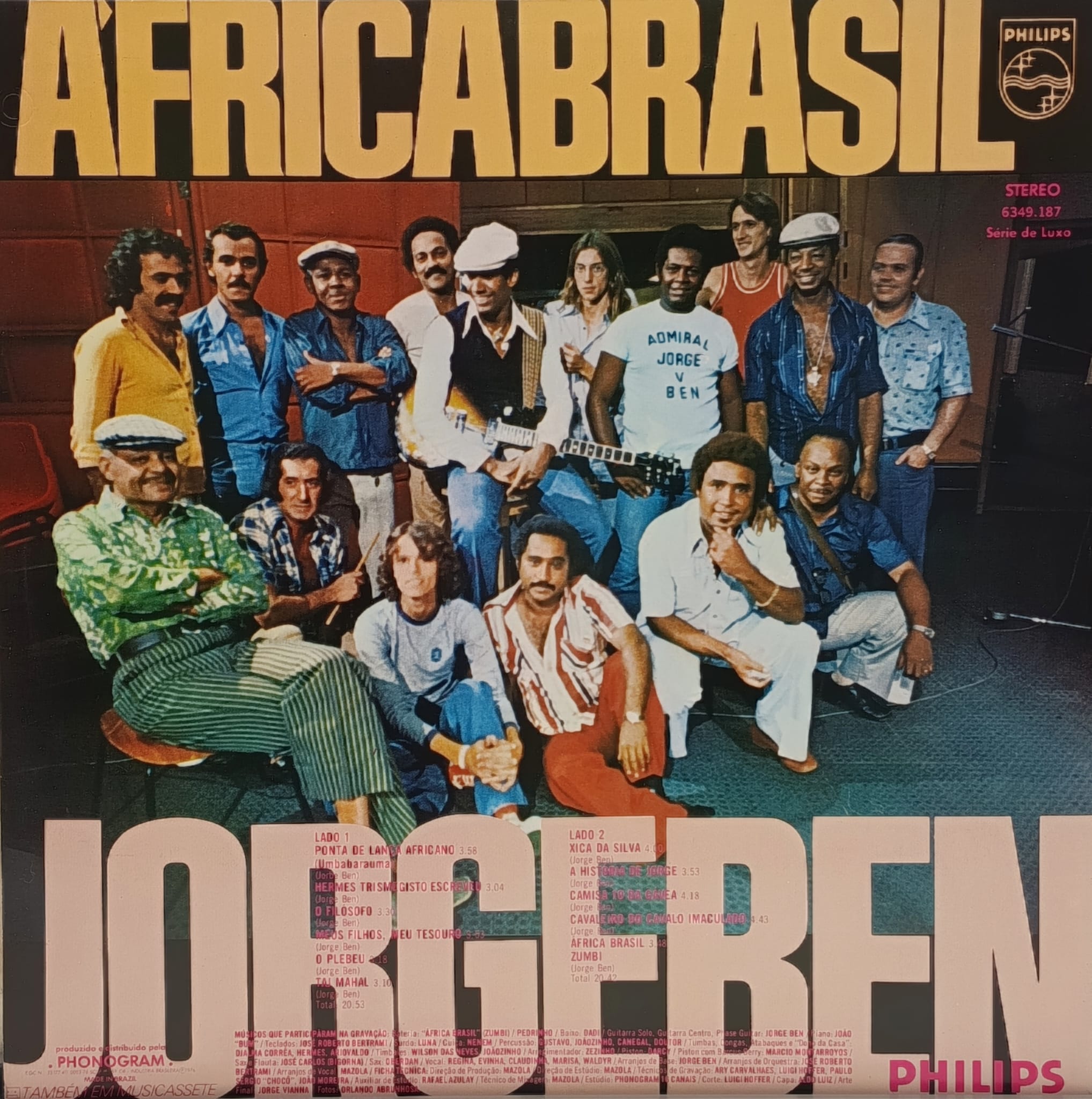 Jorge Ben – África Brasil brazilian lp