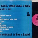 JOHN CALE LOU REED NICO PARIS 29.1.72 - UNOFFICIAL RELEASE BAND ROCK PROGRESSIVE LP