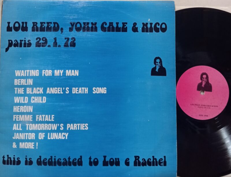JOHN CALE LOU REED NICO PARIS 29.1.72 - UNOFFICIAL RELEASE BAND ROCK PROGRESSIVE LP