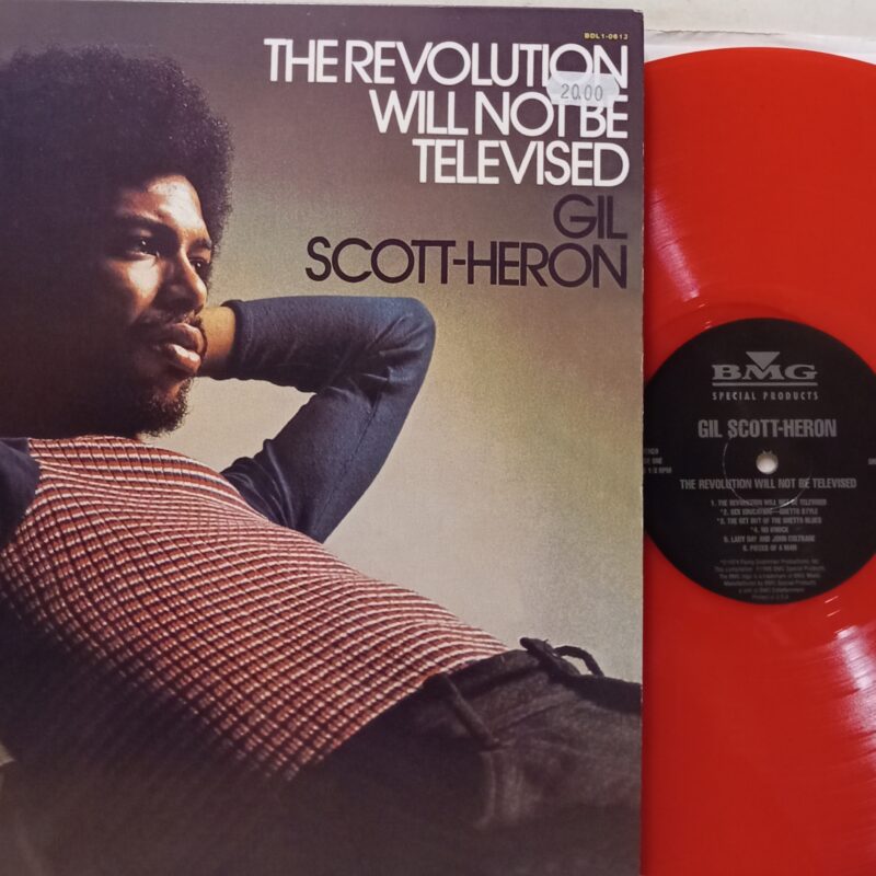 GLI SCOTT-HERON THE REVOLUTION WILL NOT BE TELEVISED - TRANSLUCENT RED VINYL SOUL LP