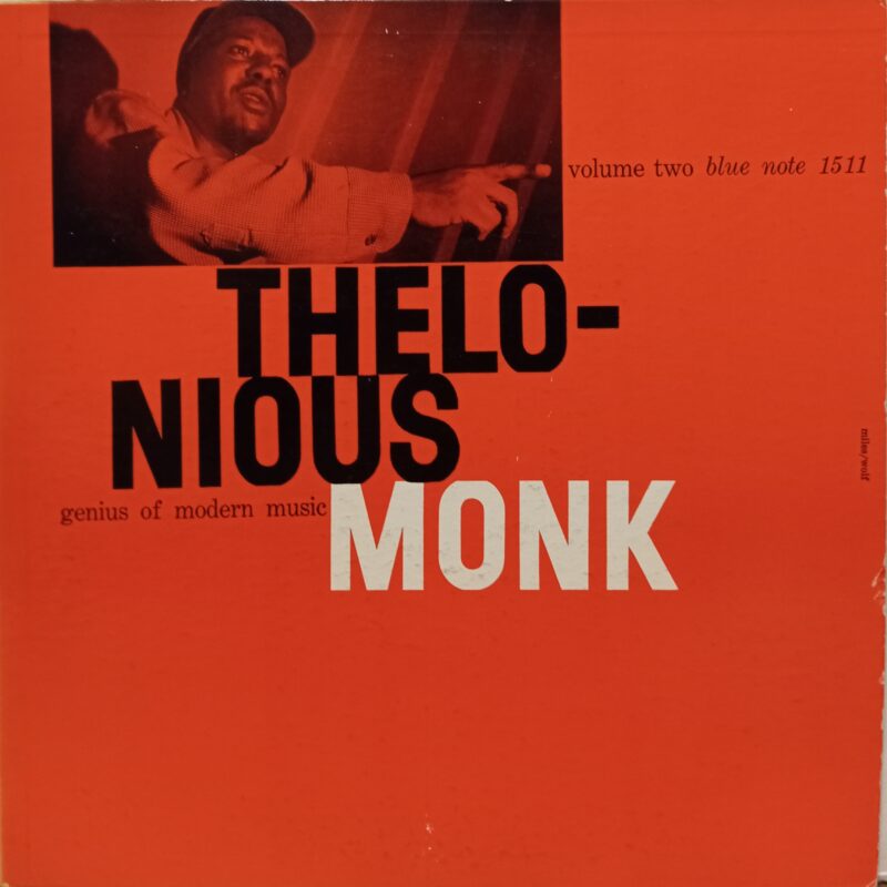 THE LONIOU MONK GENIUS OF MODERN MUSIC VOLUME 2 - 1°st USA Mono "Ear" JAZZ LP